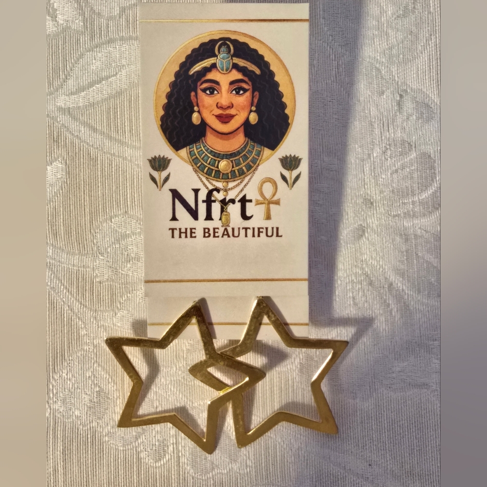 Gold Star Earrings